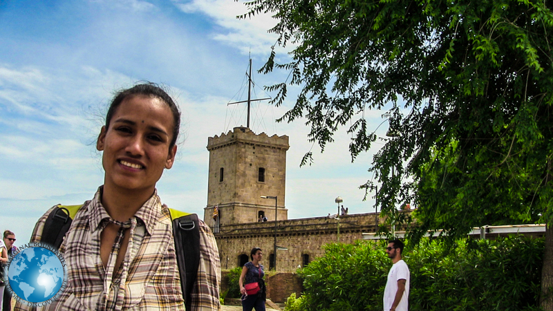 Cris at Montjuïc Castle