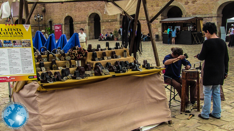 local leatherworker at La Festa Catalana 2015